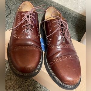 Rockport Brown Leather Oxford Shoes Size 8